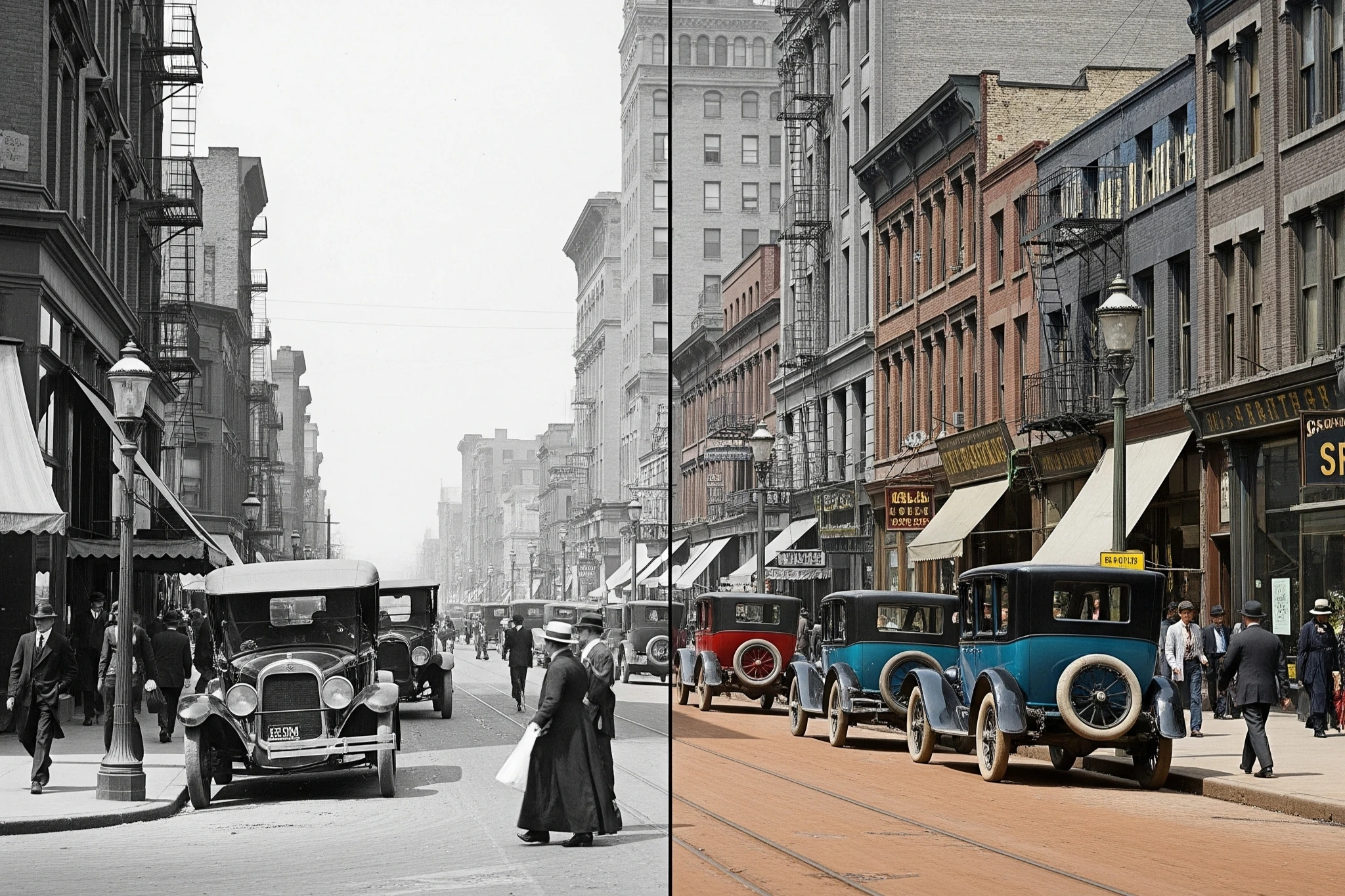 Colourizing Old Photos